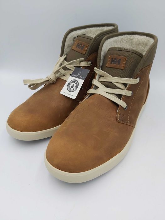NOWE botki hh Helly hansen geron skorzane brązowe trzewiki rozmiar 46