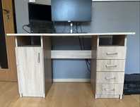 EVETOFTE Biurko 60x125 kolor jasny dąb JYSK