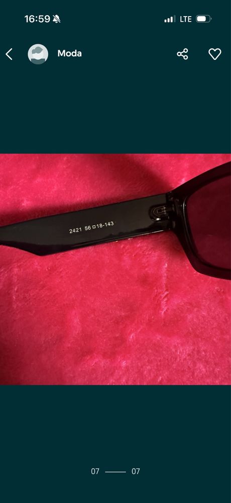 Okulary miu miu czarne