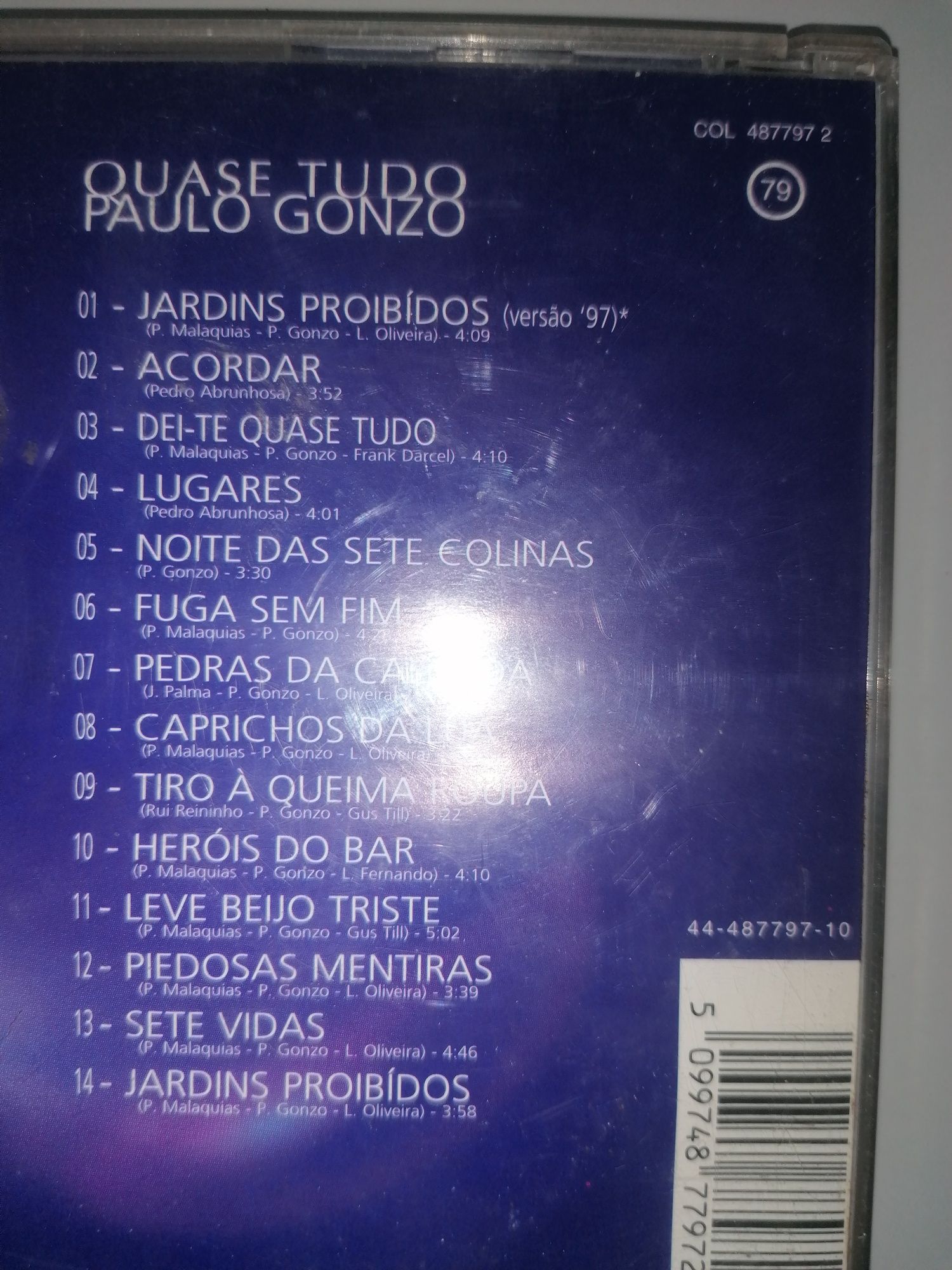 Paulo gonzo CD música