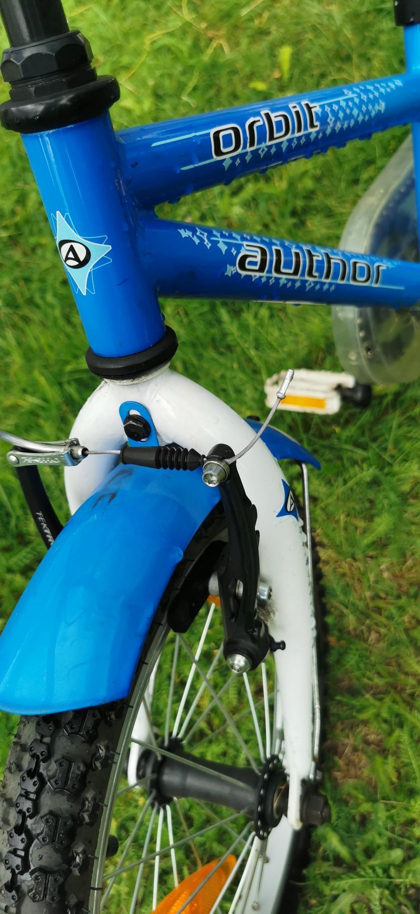 Rower niebieski firmy Author, model Orbit, rozmiar kola 16