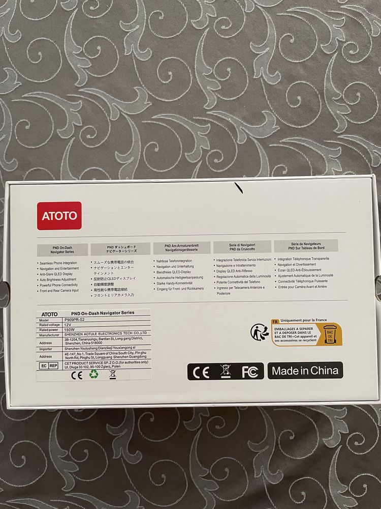 ATOTO P9 — GPS, YouTube, CarPlay e Android Auto Wireless