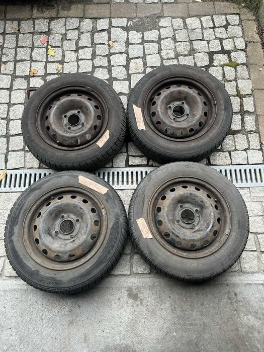 Koła stalowe 4x108 r14 citroen c3 wraz z oponami zimowymi