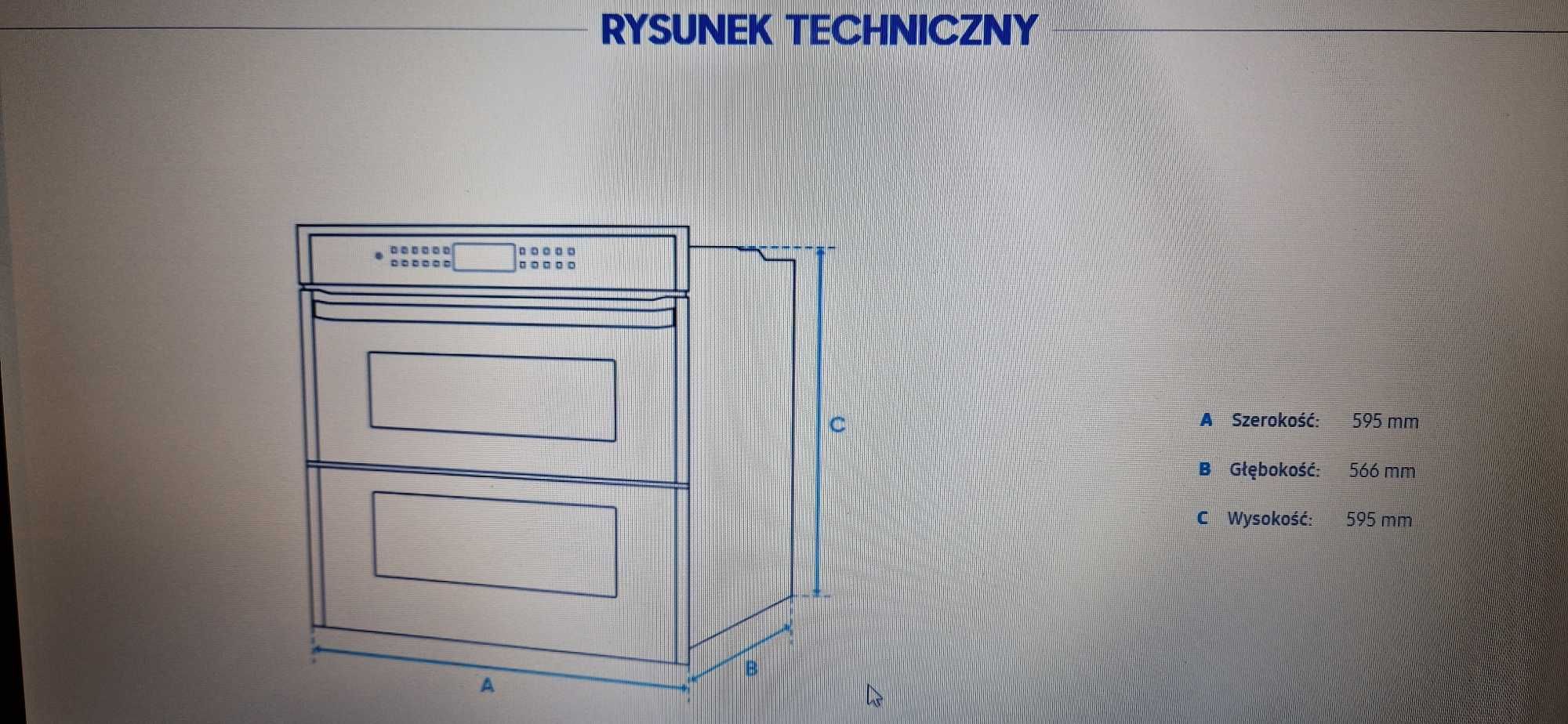 piekarnik samsung dual cook nowy nieużywany