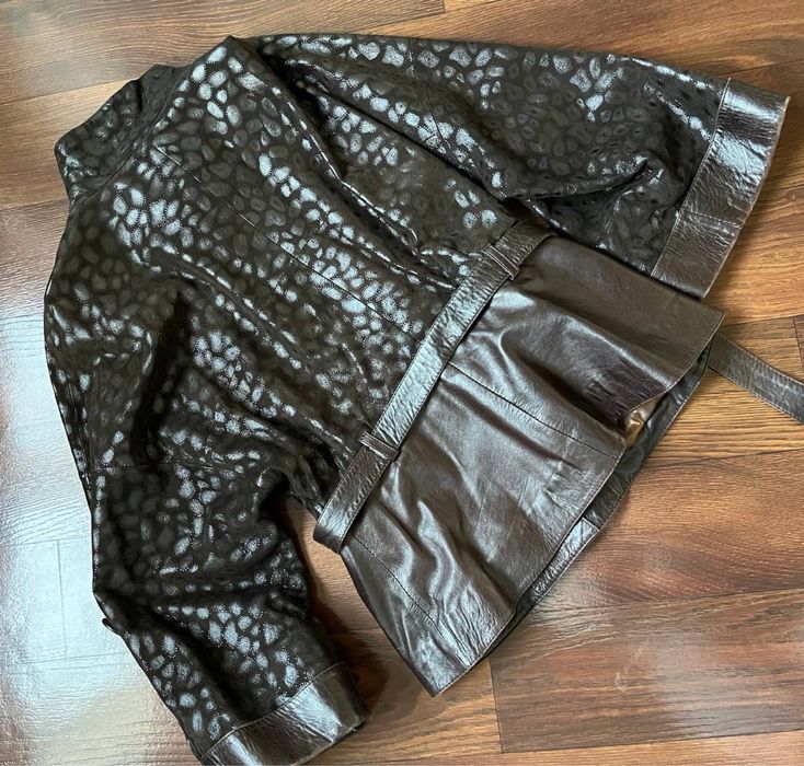 Куртка шкіряна вінтажна