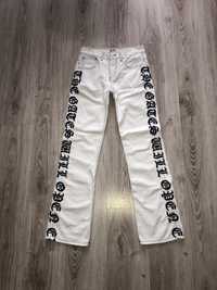 Spodnie jeans lost boys materiałowe vicinity the gates will open og