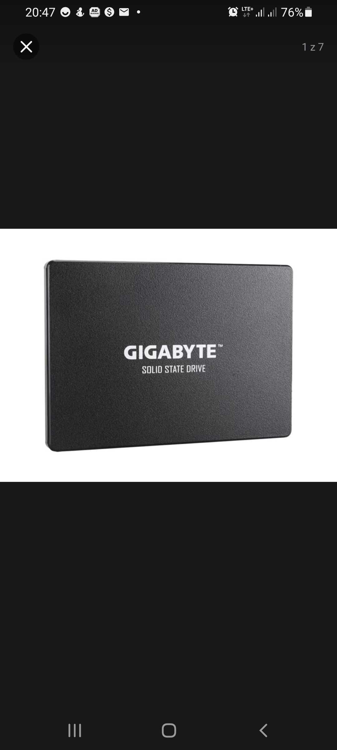 Dysk Gigabyte 256GB 2,5" SATA SSD