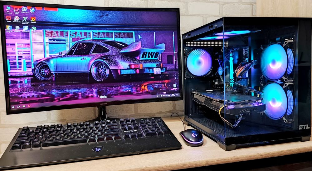 Игровой ПК 10gen GTX 1060 6gb STRIX CS 2 GTA5 WOT fortnite RUST