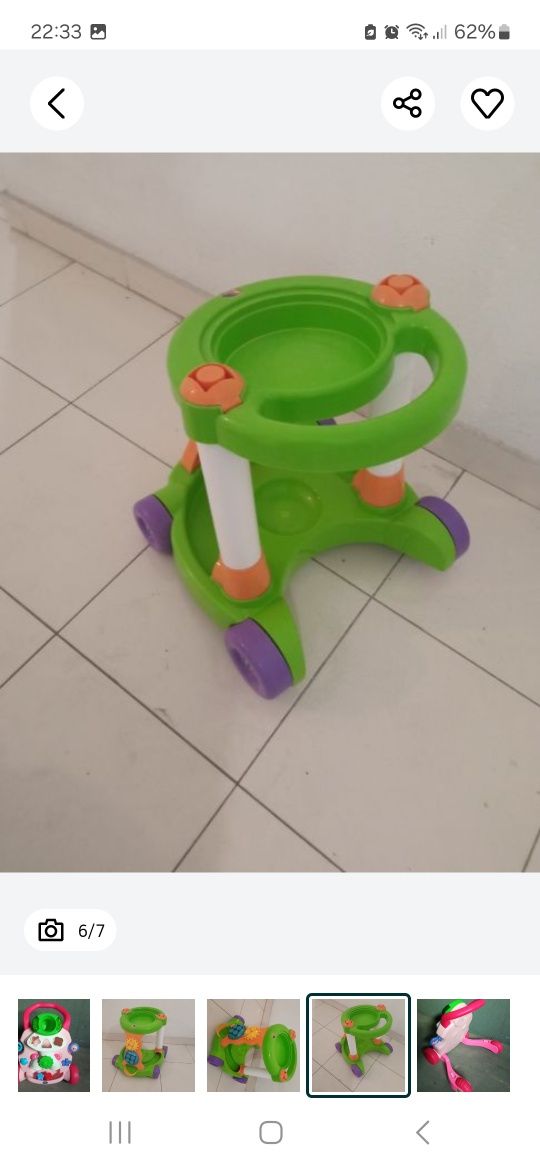 Andarilho de criança.