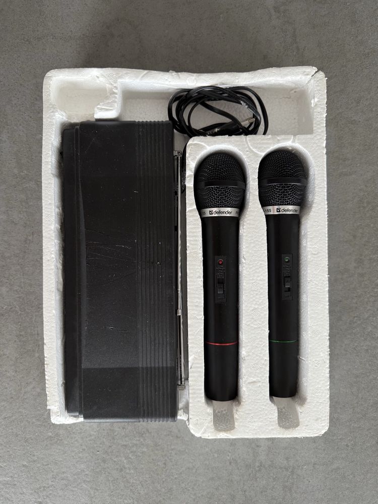 Defender MIC-155 набор из двух беспроводных микрофонов