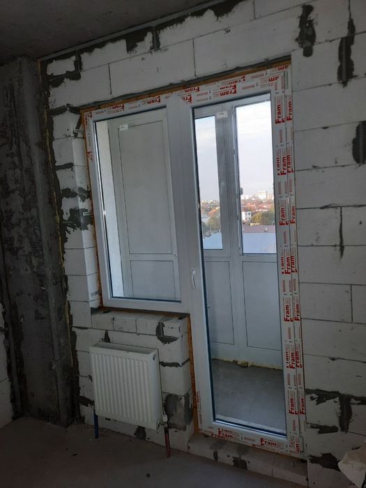 панорамный балконный блок из новостроя