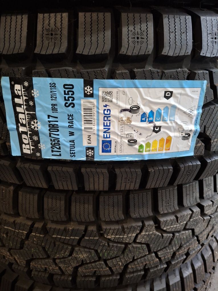Nowe opony zimowe, ,265/70/17 LT10PR,Rotalla W Race