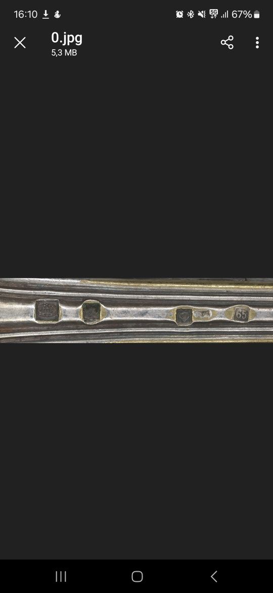 Zestaw sztućców 1865 rok