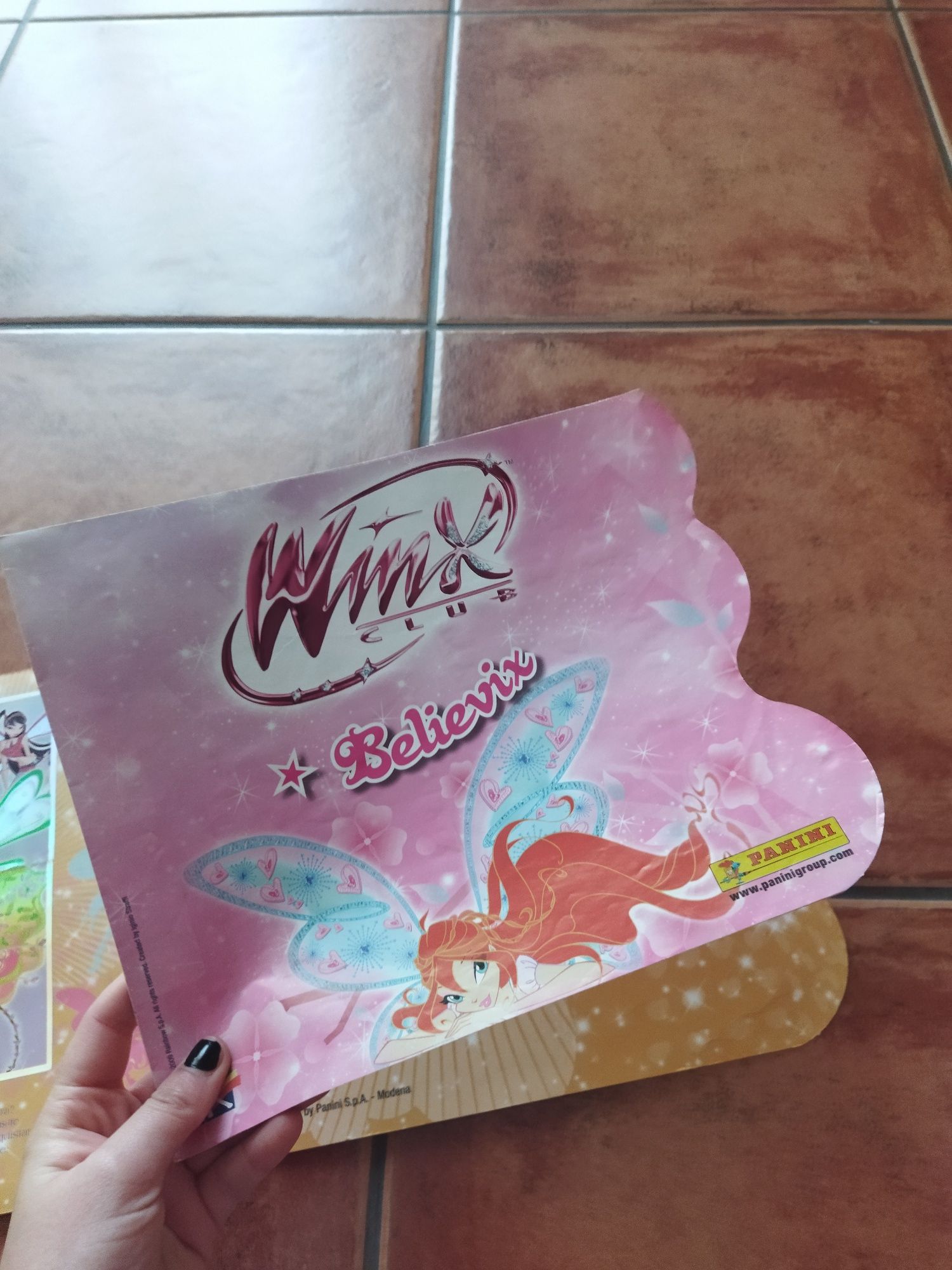 Caderneta de cromos panini Winx club