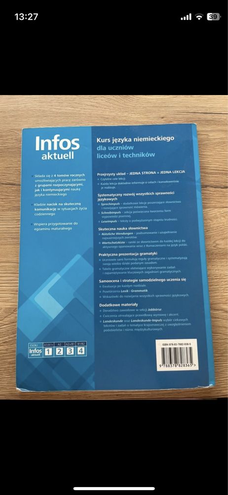 Infos aktuell 1 język niemiecki