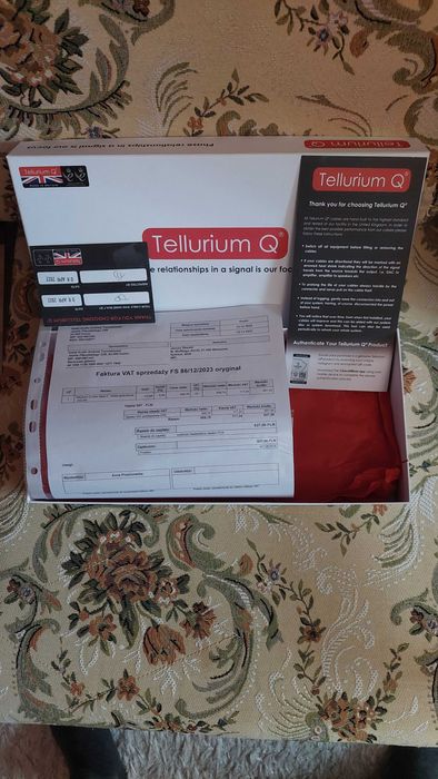 Kable głośnikowe Tellurium Q Ultra Blue II stan bdb. 2x1,5 m.