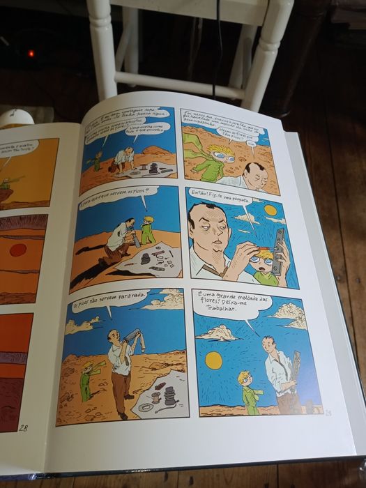 Livro principezinho (quadradinhos) 20€