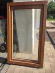 Okno 88x145 złoty dąb po demontażu
