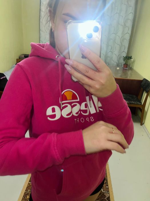 Ідеальна толстовка Ellesse sport. Худі Еліс жіноче.спорткофта найк