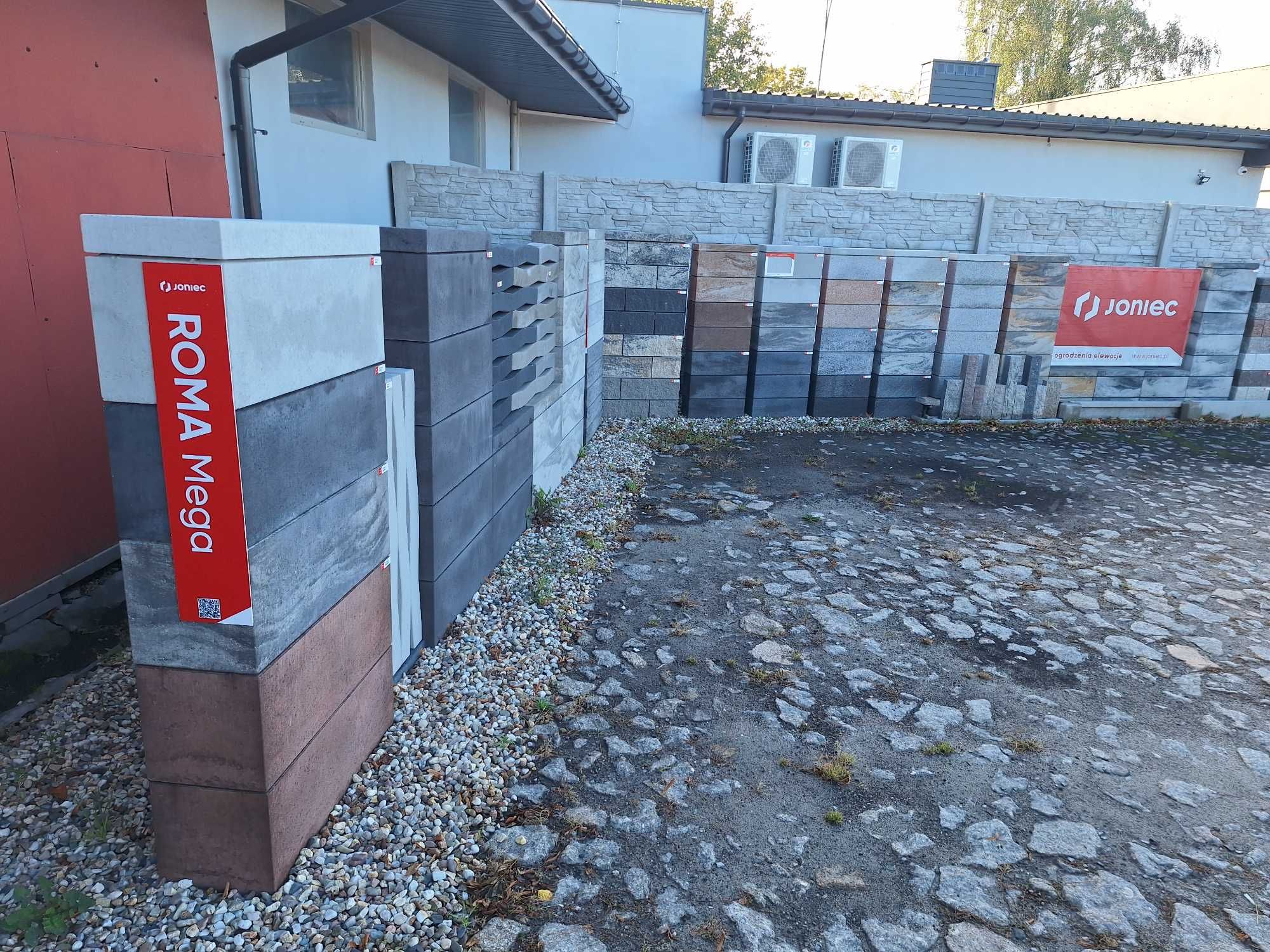 Joniec ogrodzenie modułowe pustak bloczek Roma,Gorc