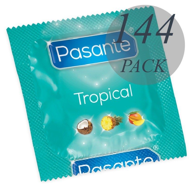 Pack 144 Preservativos Pasante Tropical 

Sabores: Manga, Abacaxi e co