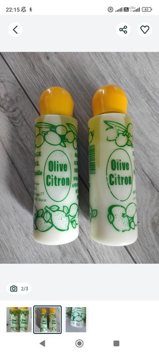 Olive citron 2 x 200 ml
