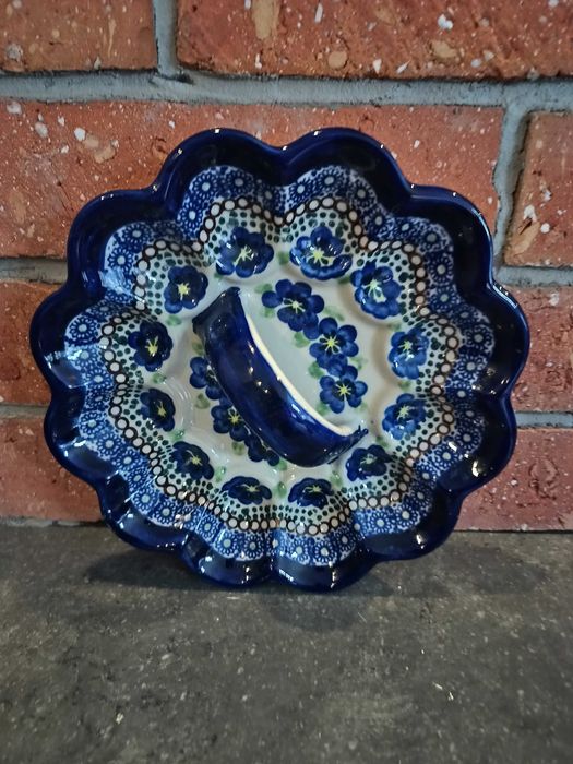 Talerz na jajka Ceramika Boleslawiec