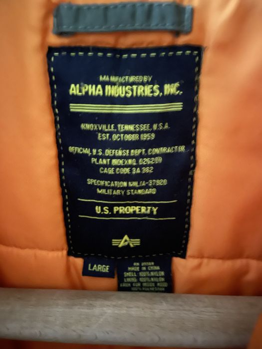 Alpha  N-3B парка, хакі Large