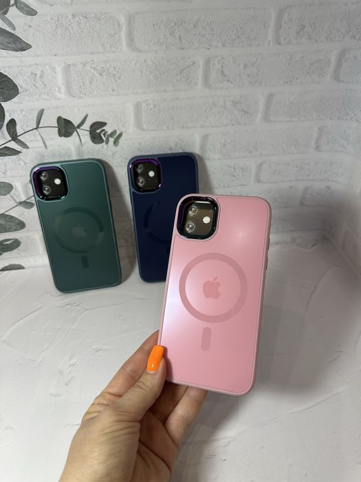 Чехол TPU+PC Foggy Magsafe для iPhone 14 Pro Max/13 Pro Max/ 11