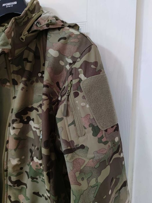 Куртка SoftShell Мультикам.Непромокає і дихає, на мембрані.ХЛ та ХХЛ.