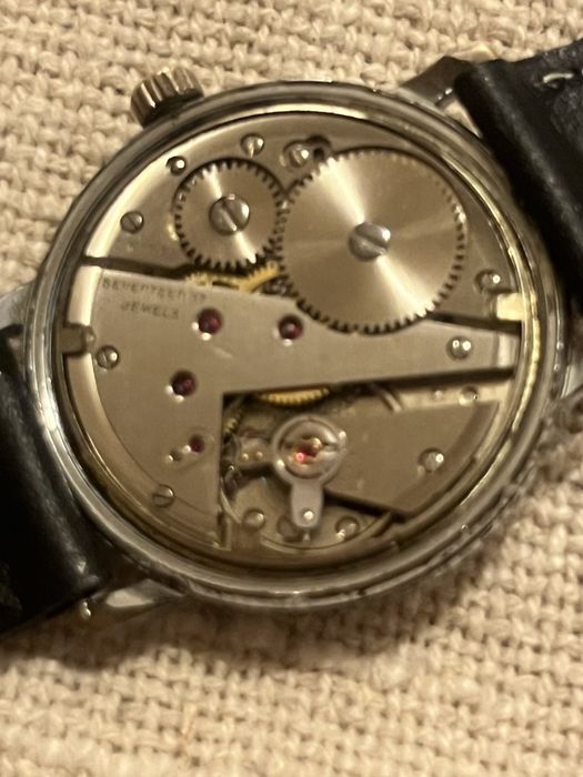 Vintage BWC Swiss Incabloc Mechaniczny Zegarek Meski