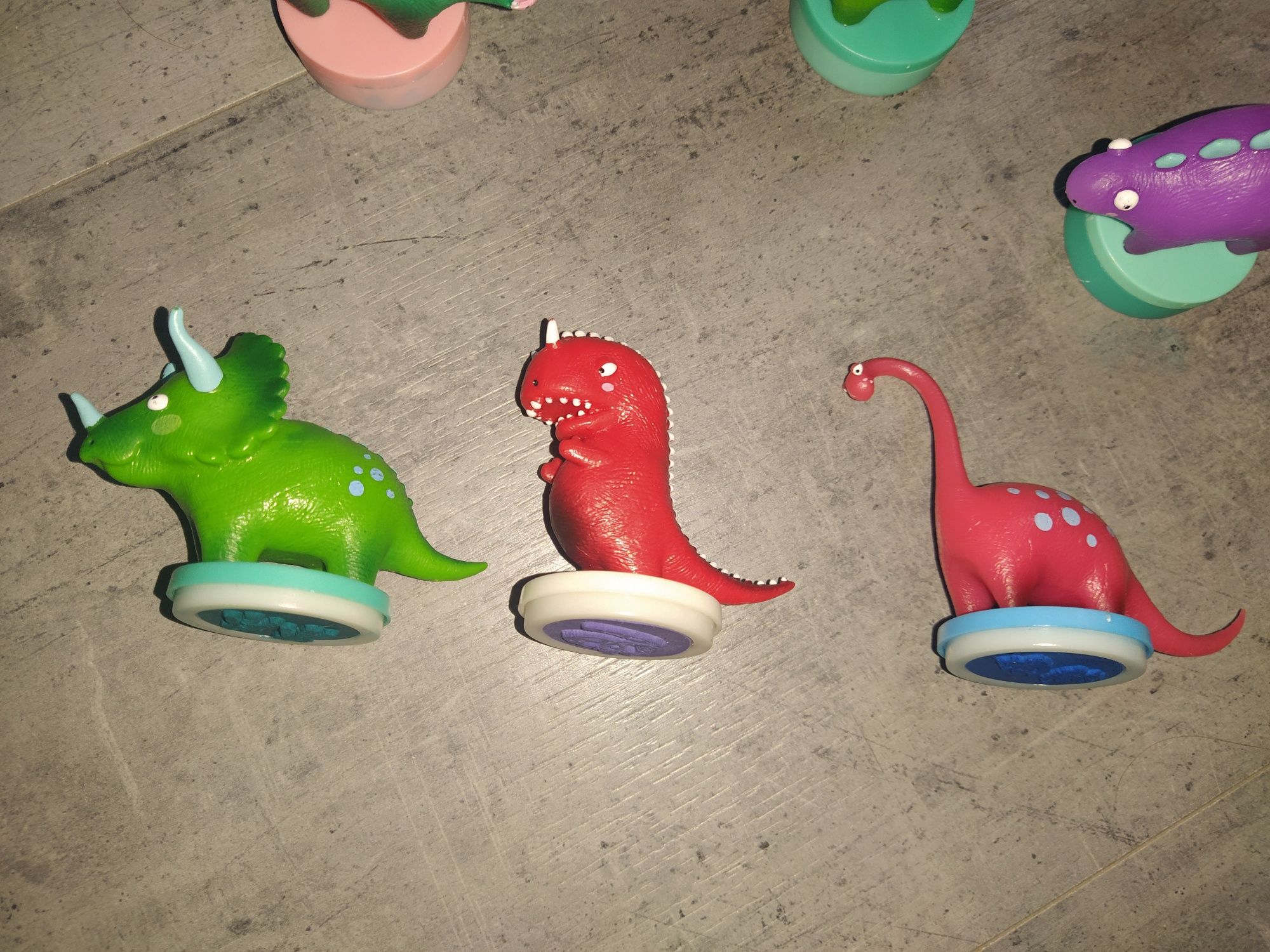 Pieczątki, stempelki dinozaury + gratis