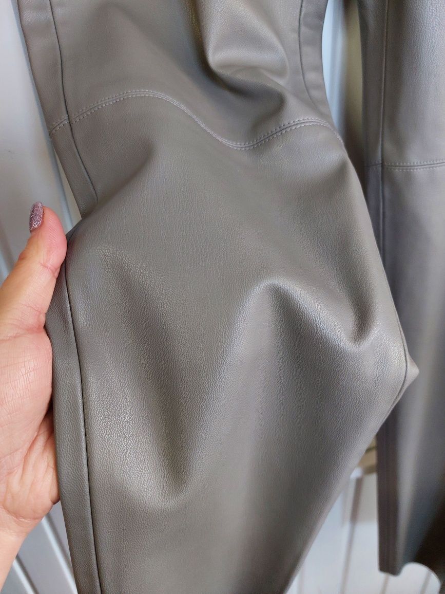 Новые штаны ZARA из эко-кожы