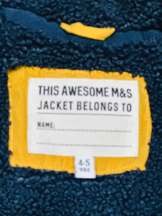 Тепла демісезонна куртка для хлопчика Marks&Spencer 4-5 років