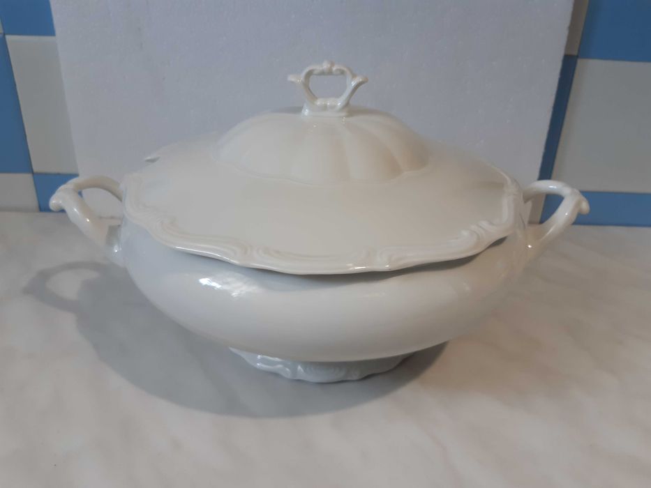 Stara Waza na zupę PRL sygnatura Bogucice bez malatury