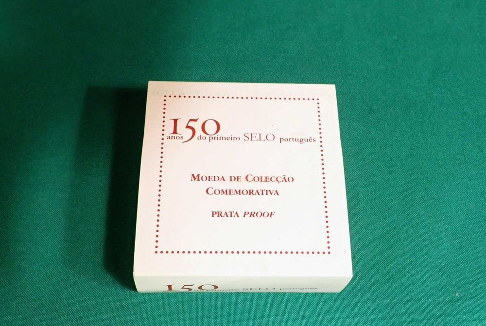Moeda 5 Euros 2003 primeiro selo Prata Proof