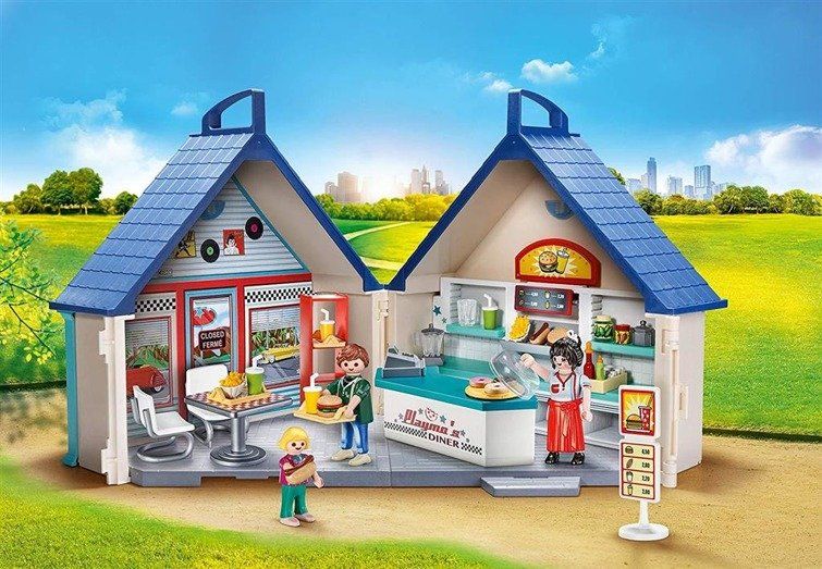 Playmobil - Przenośny imbis, domek, restauracja 70111 NOWE!