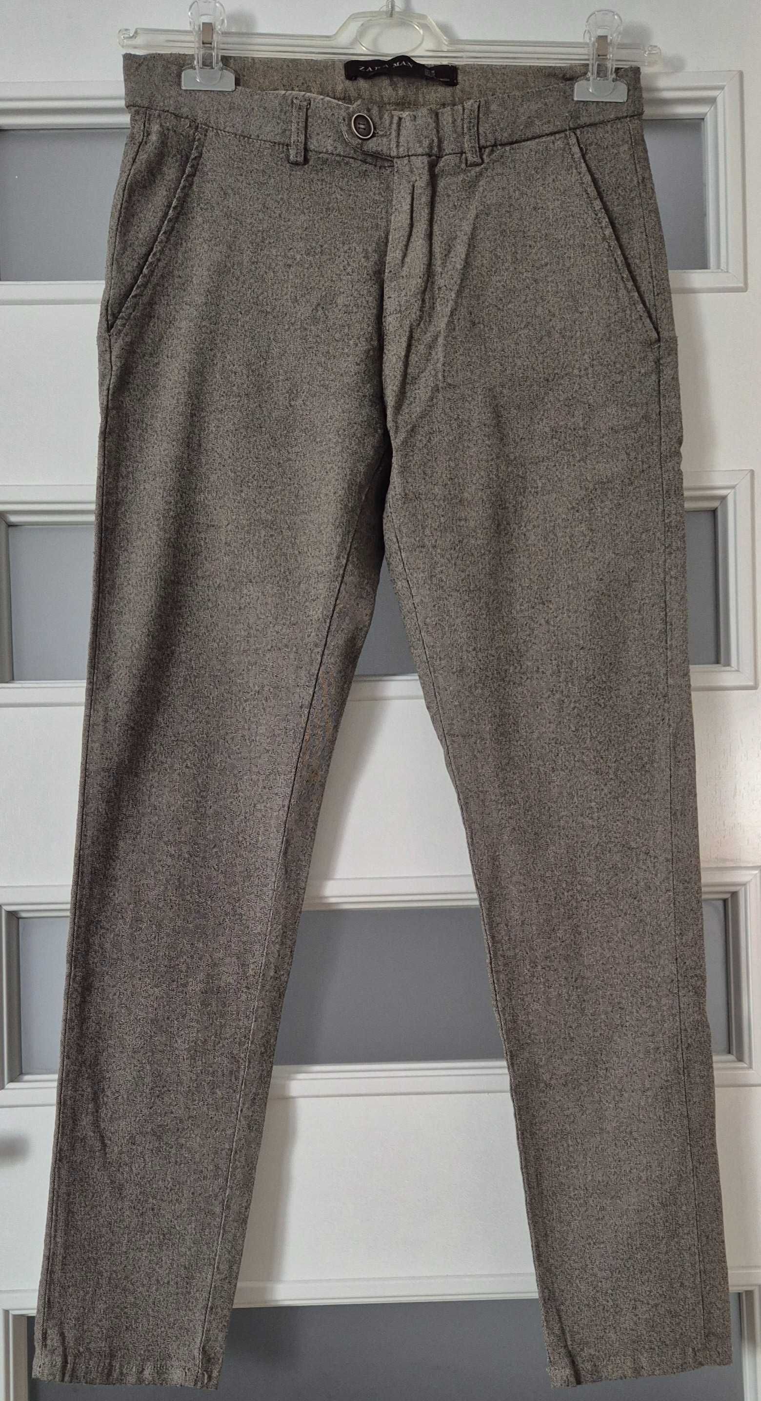 Zara Man męskie spodnie roz 36