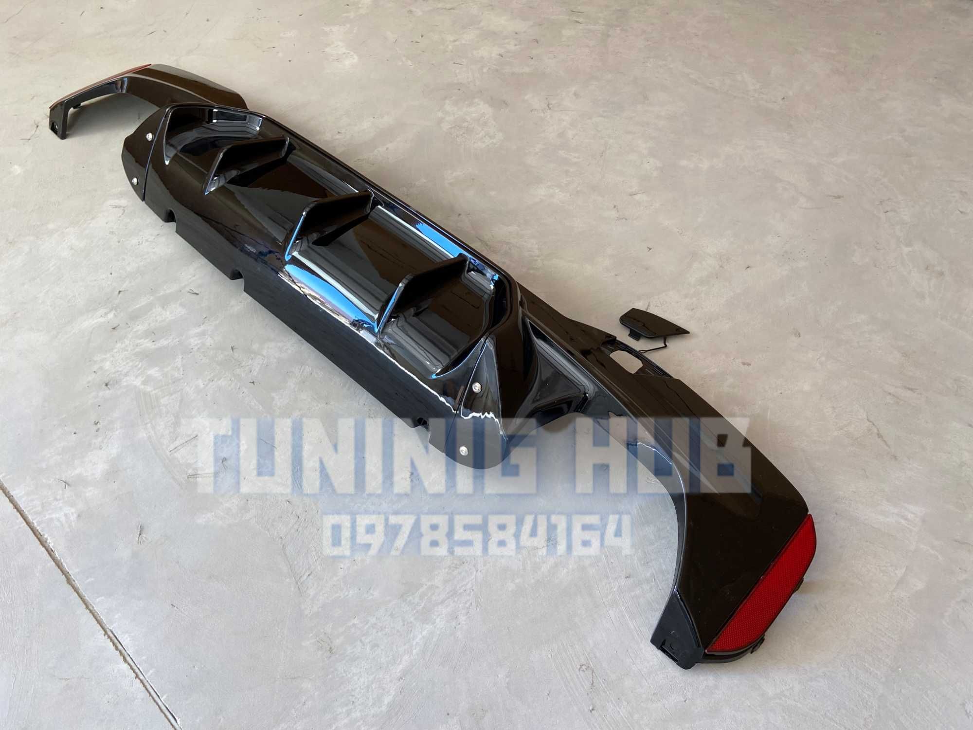 диффузор bmw g30 f90 стиль m5 competition f90 накладка в задний бампер