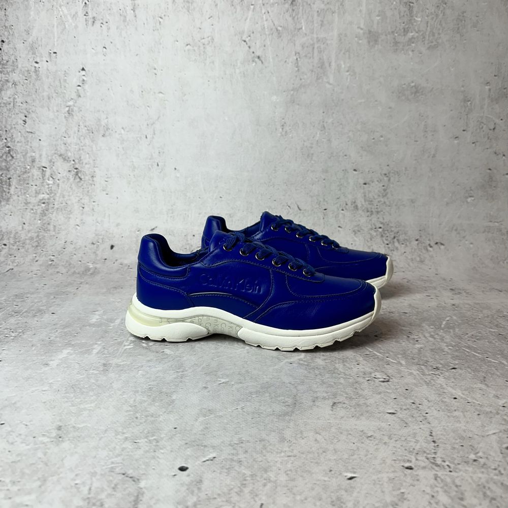 Buty Calvin Klein Calista Blue Leather  Size: 39 24,5 cm