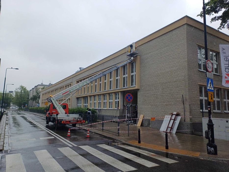 Wynajem, Podnośnik koszowy, Zwyżka, 20M, Multitel, Warszawa