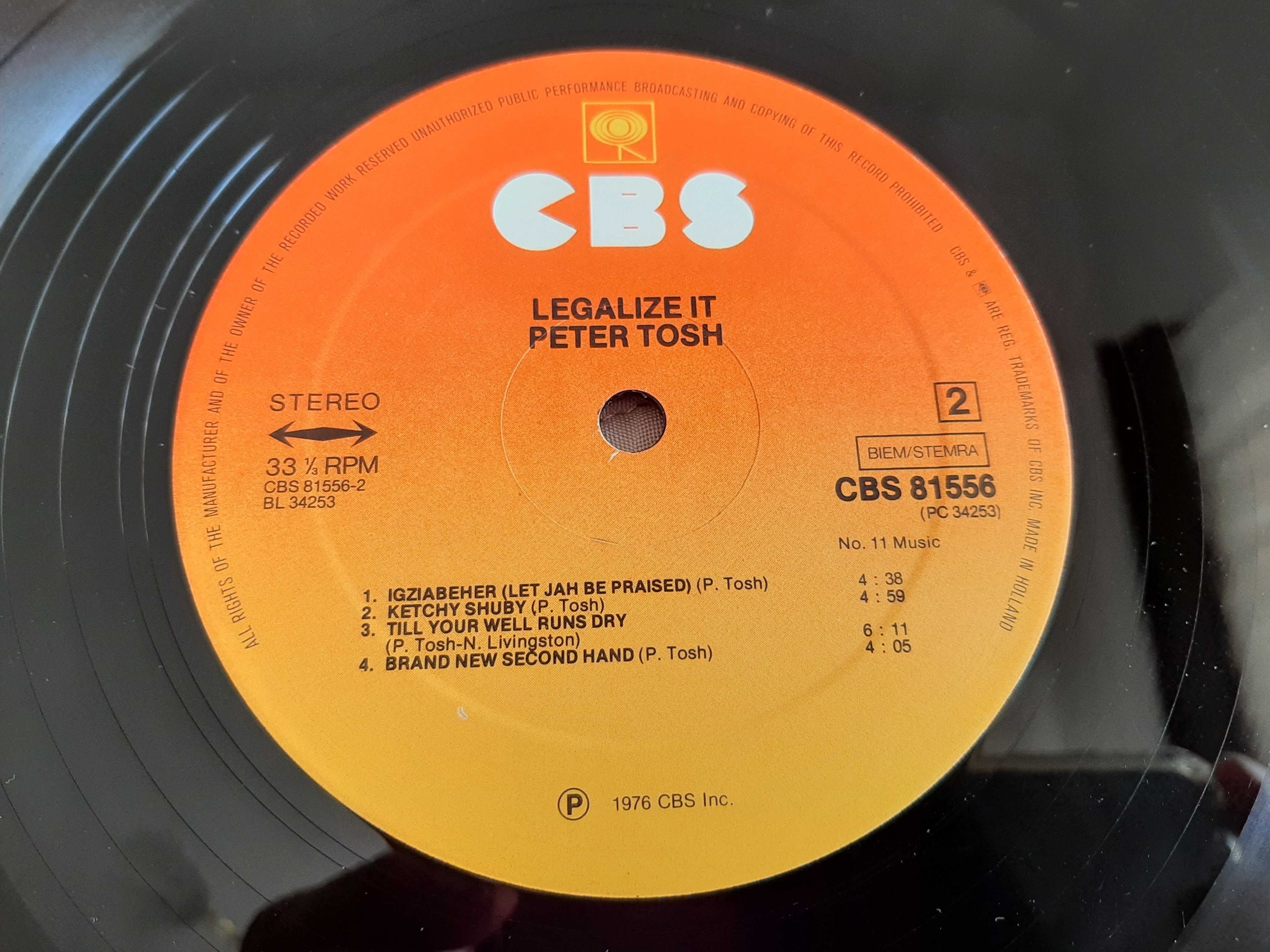 Peter Tosh - Legalize It - Europa - Vinil LP