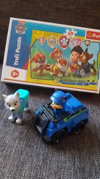 Psi patrol zestaw figurki + puzzle