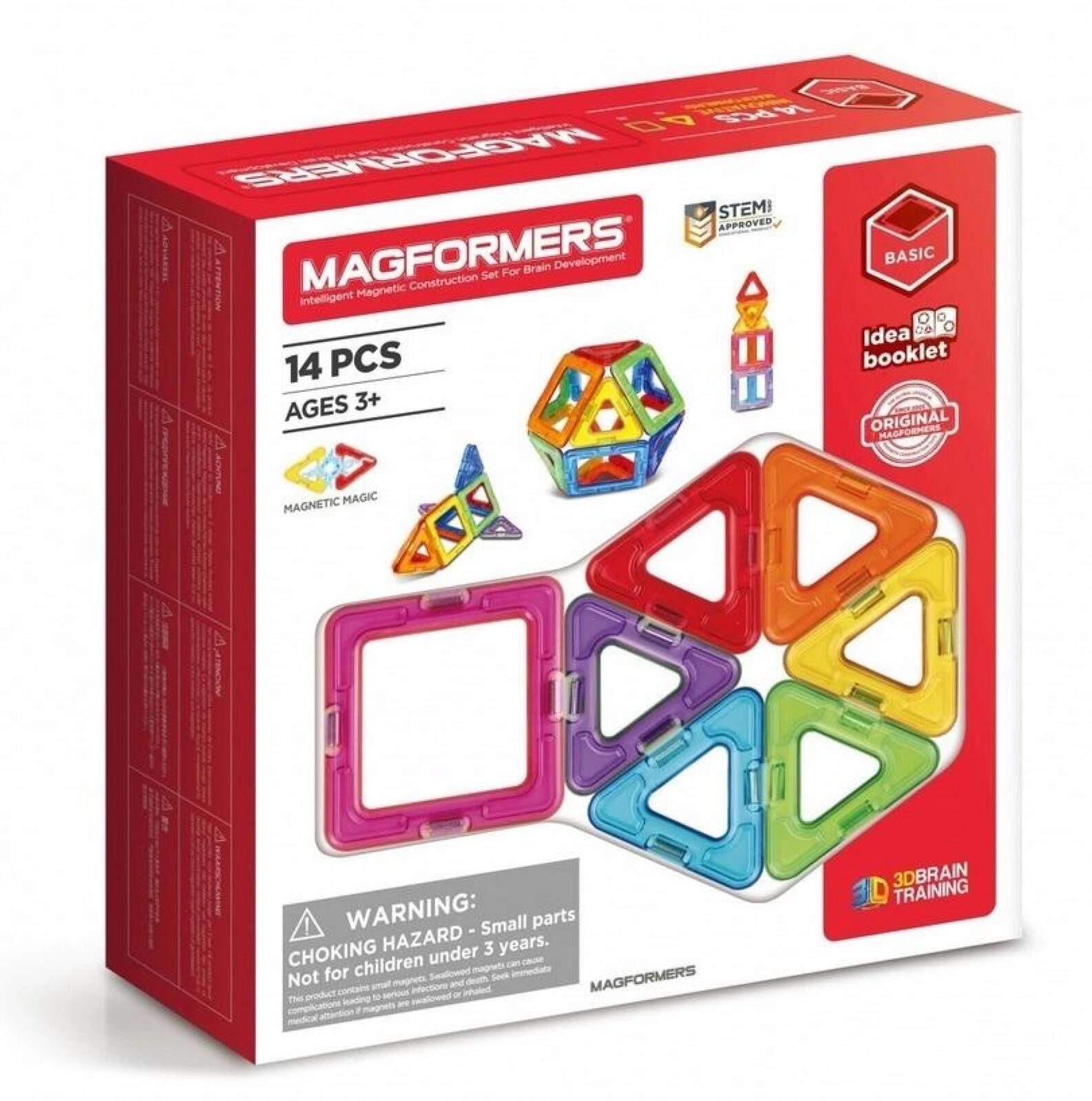 Magformers Basic 14el pudełko,225x215 mm