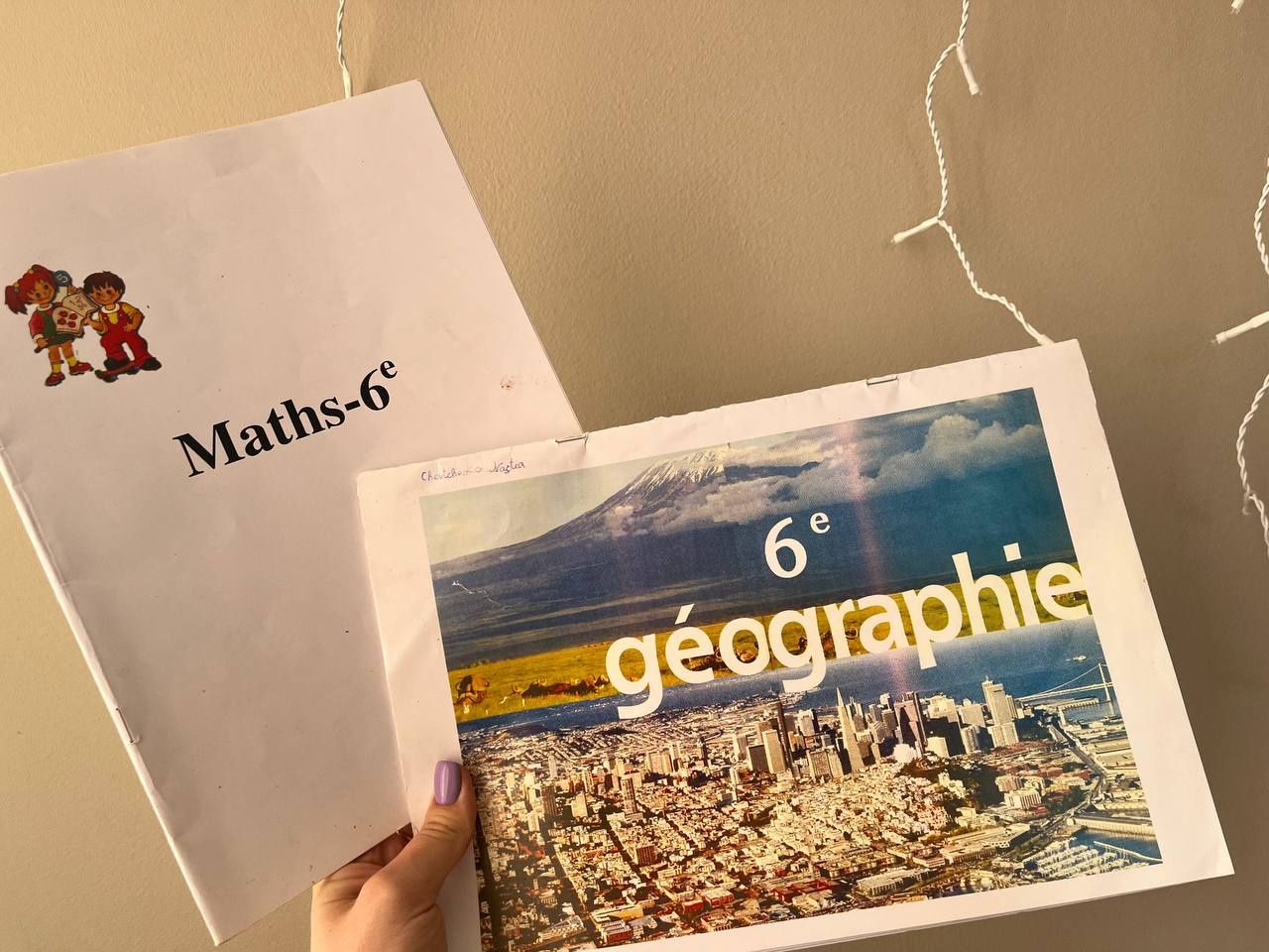 Matematyka+Geografia po francusku dla 6 klasy