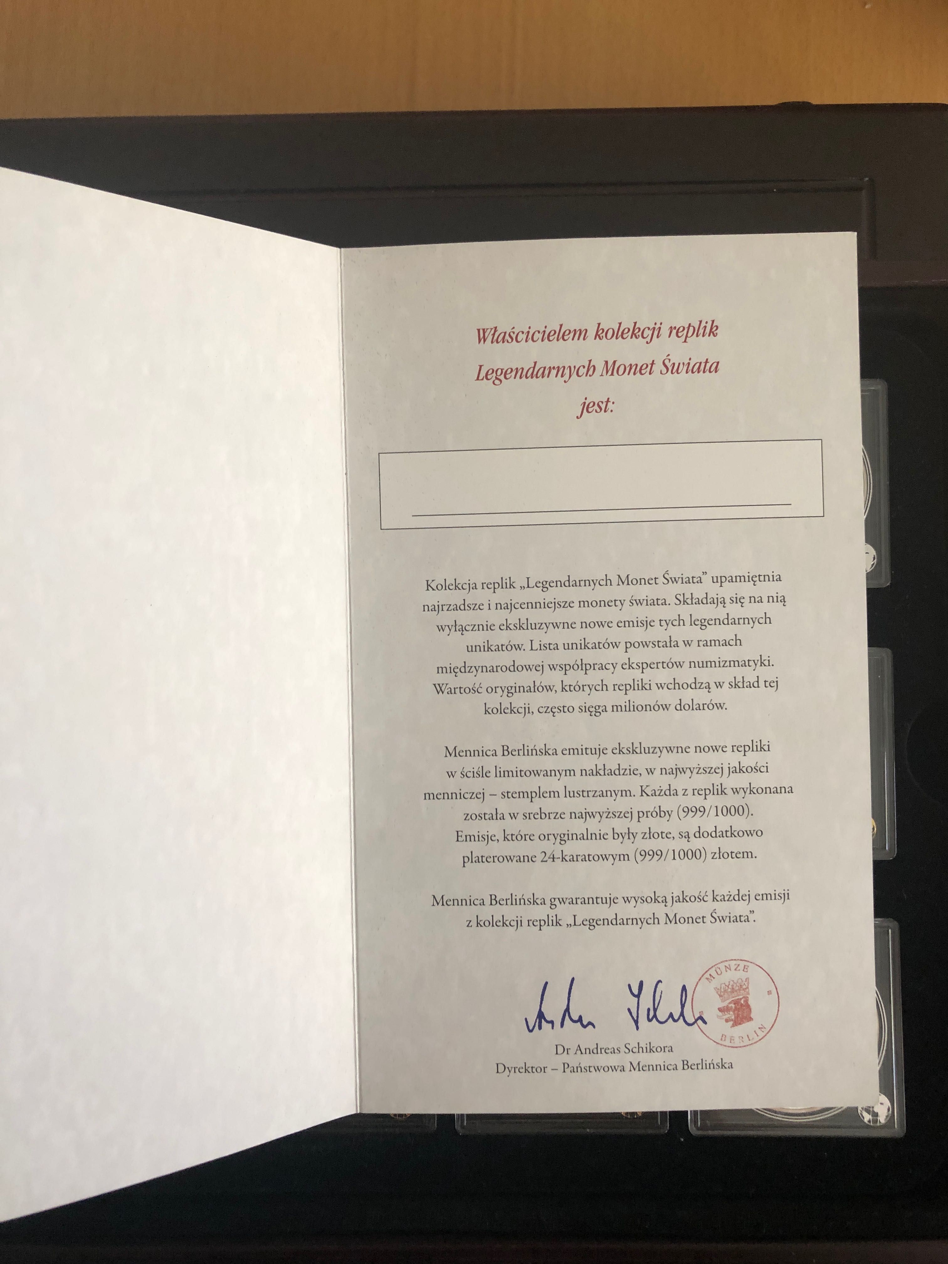 Legendarne monety świata