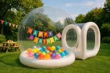Bubble House - Magiczny domek! Balonowa atrakcja Dmuchany Zamek