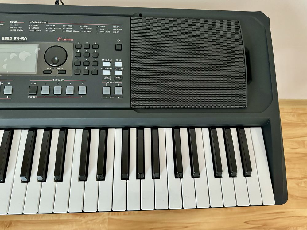 Keyboard Korg EK-50 w wersji Limitless, nówka sztuka, okazja!