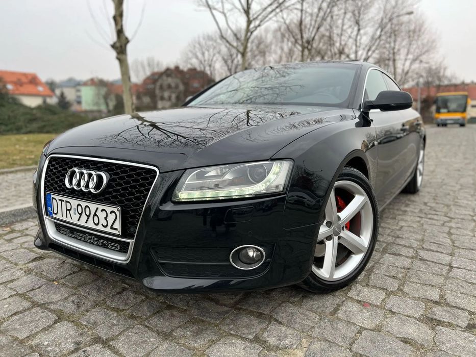 Audi A5 Sportback Sportback*bezwypadkowy*oryginalny lakier*192tkm*quattro*manual*18"