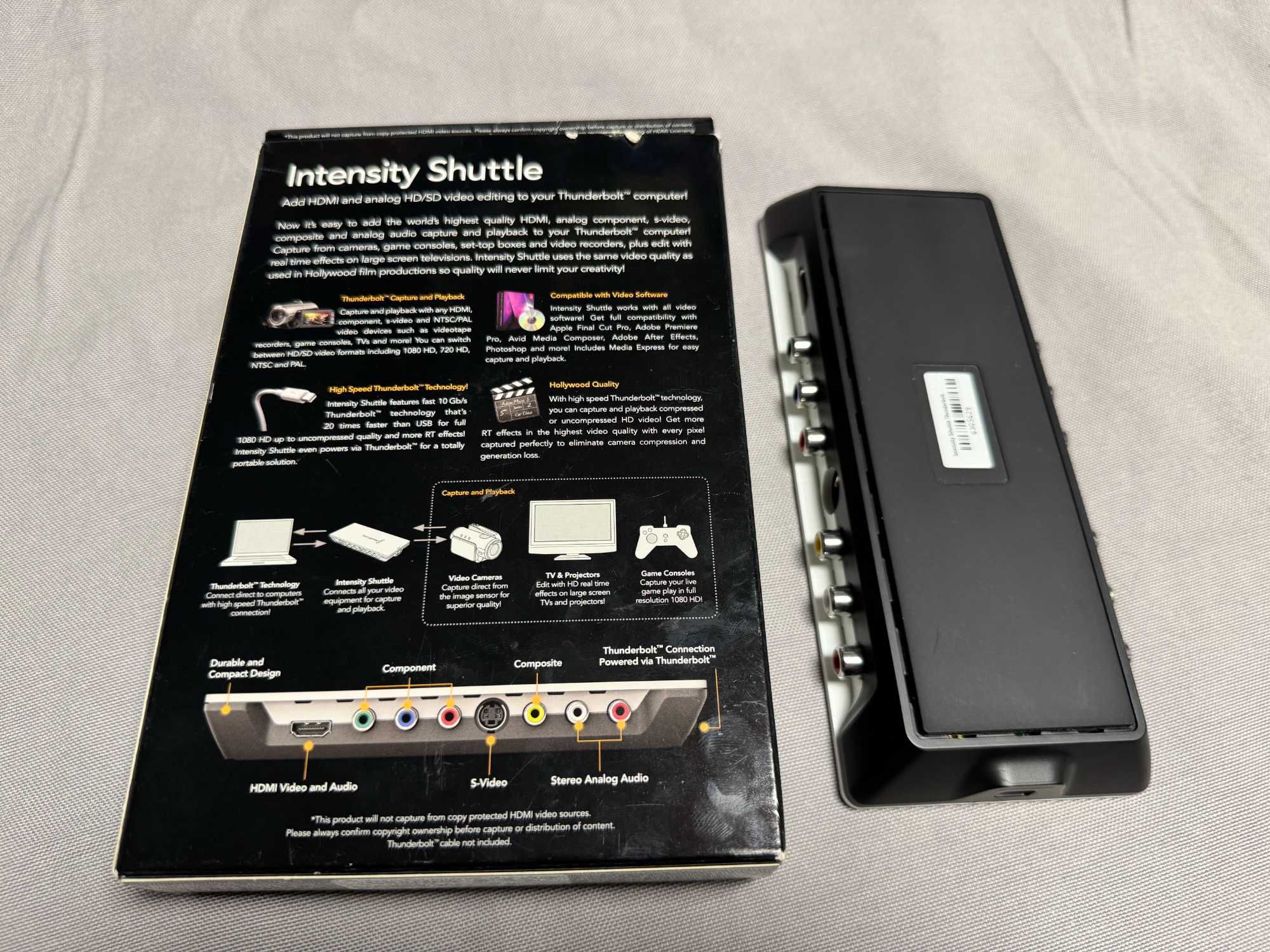 Blackmagic Design Intensity Shuttle Thunderbolt - zgrywanie VHS